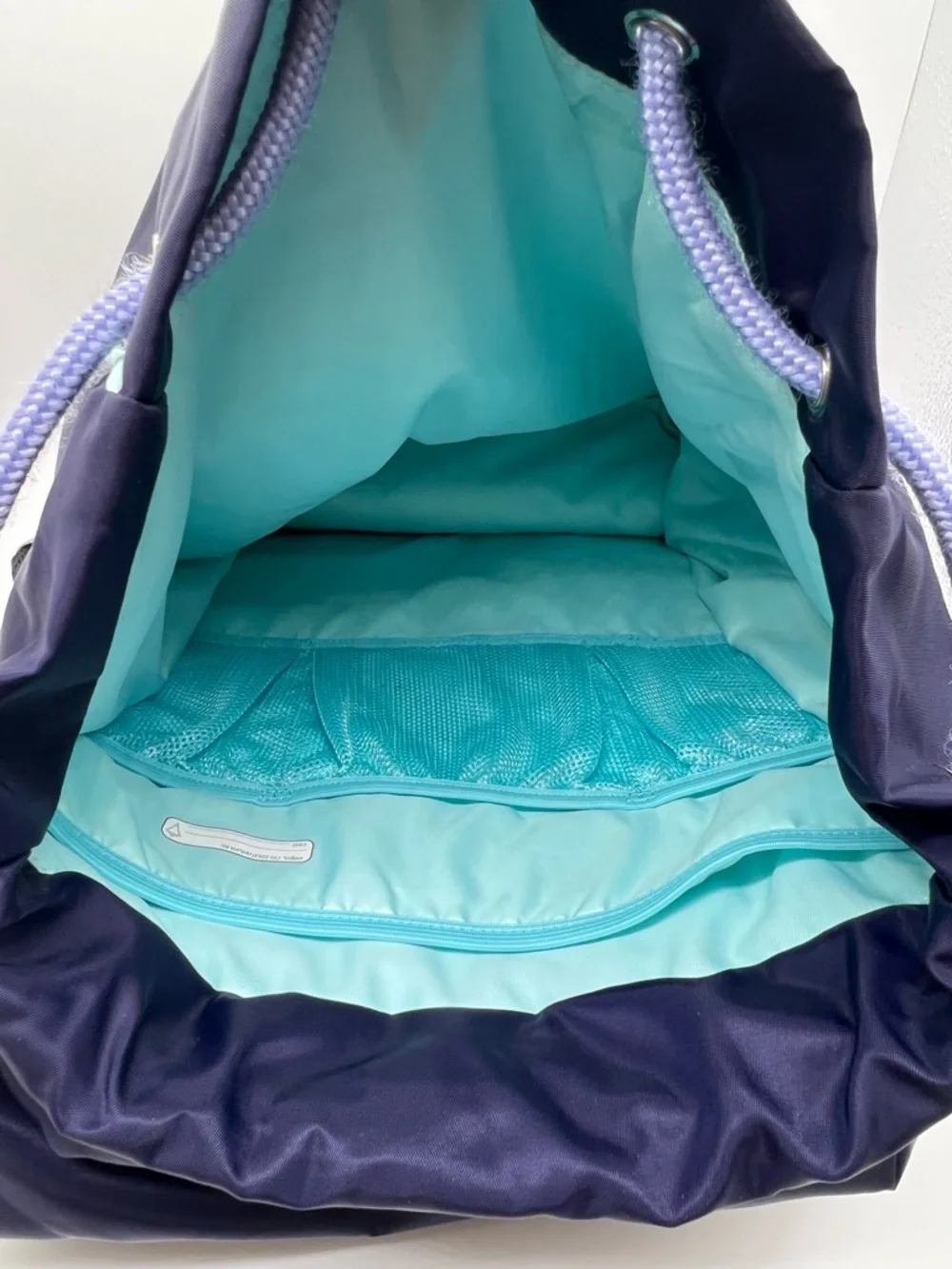 Ivivva Navy, Lavender and Light Blue Kids “Where To Next” Backpack